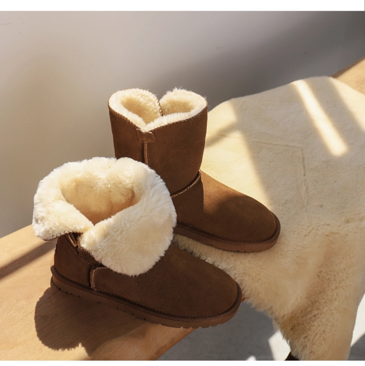 High Quality Classic Snow Boot Woman Shoes Plush Fur Warm Man′ S Winter Snow Boots Girls Designer Luxury Boots for Women in Stock Wholesale Price