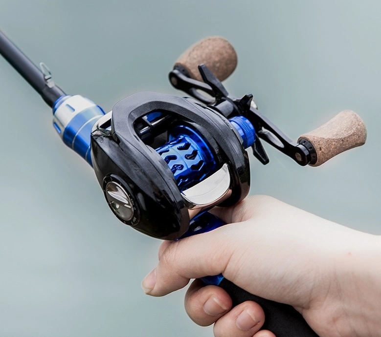 Lightweight Left Hand Crank Fishing Reel with Spool Carbon Fiber Drag Wbb21348