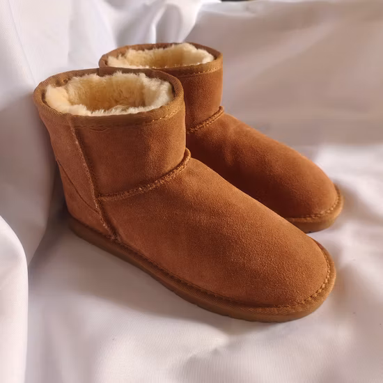 Stivali da neve Uggh casual moda personalizzata all'ingrosso Stivali da neve invernali per ragazze da donna